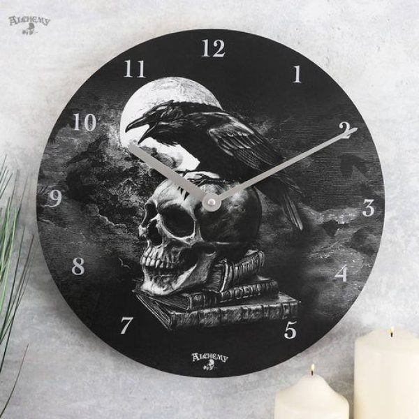 Alchemy Poe's Raven Clock