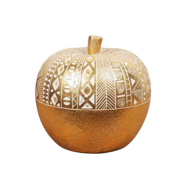 Gold Apple Ornament - Image 3