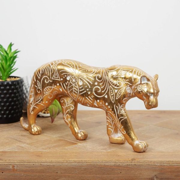 Gold Cat Ornament